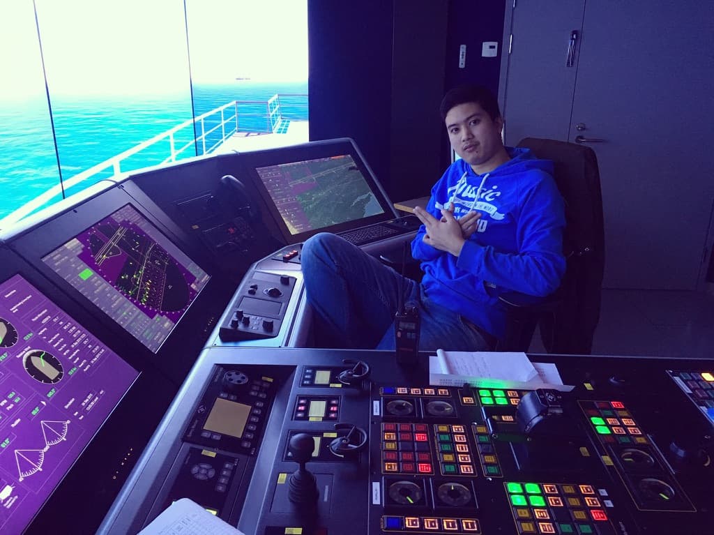 Bridge simulator training